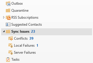 Sync Issues In Outlook